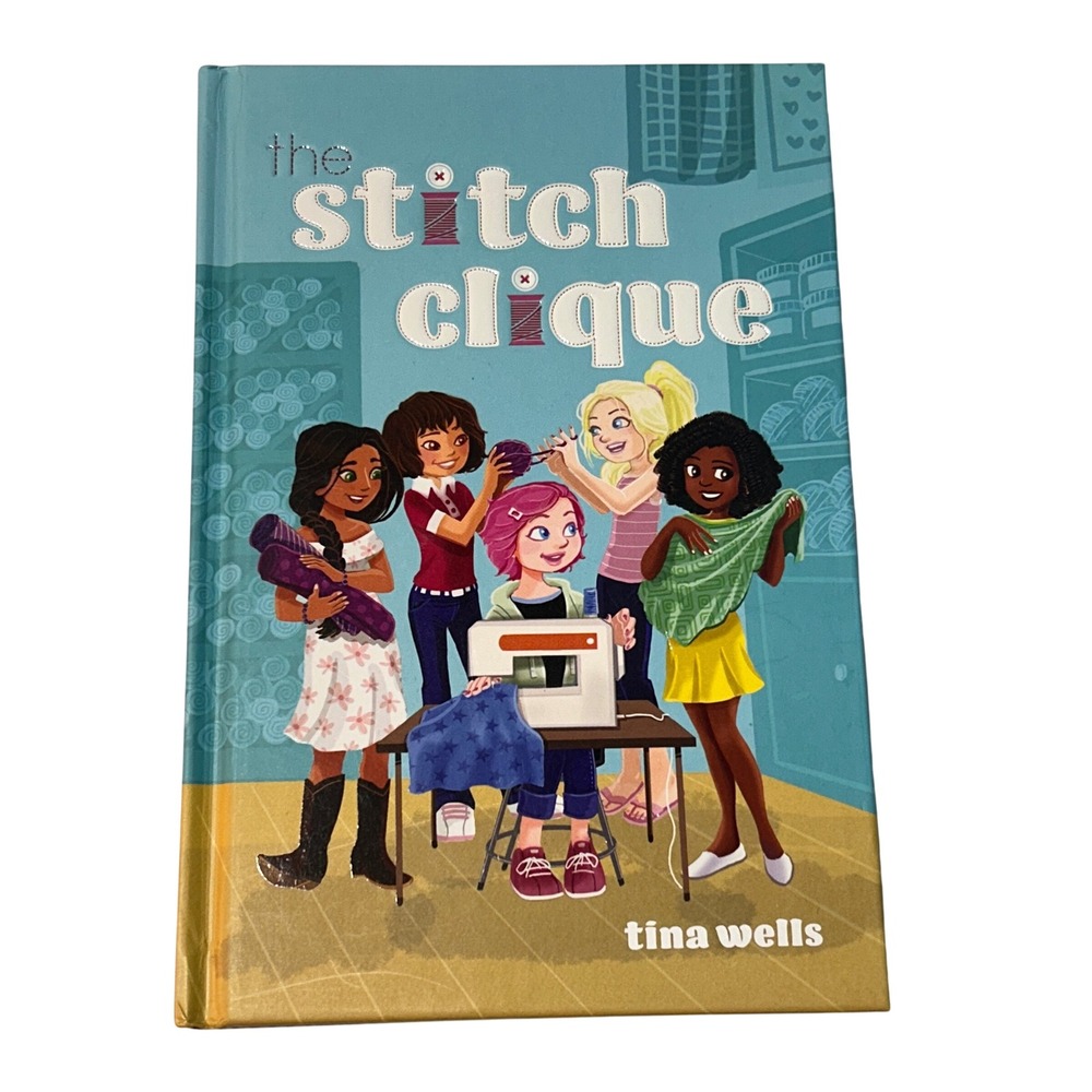 Stitch Clique Book Set 1-3 Tina Wells Hardcover Teen Preteen Adolescent Fiction